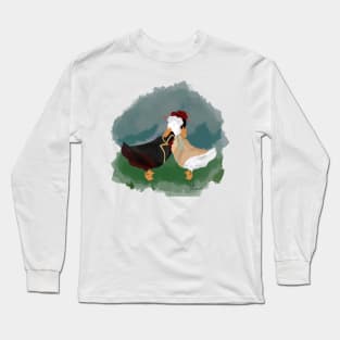 Victorian Ineffable Ducks Long Sleeve T-Shirt